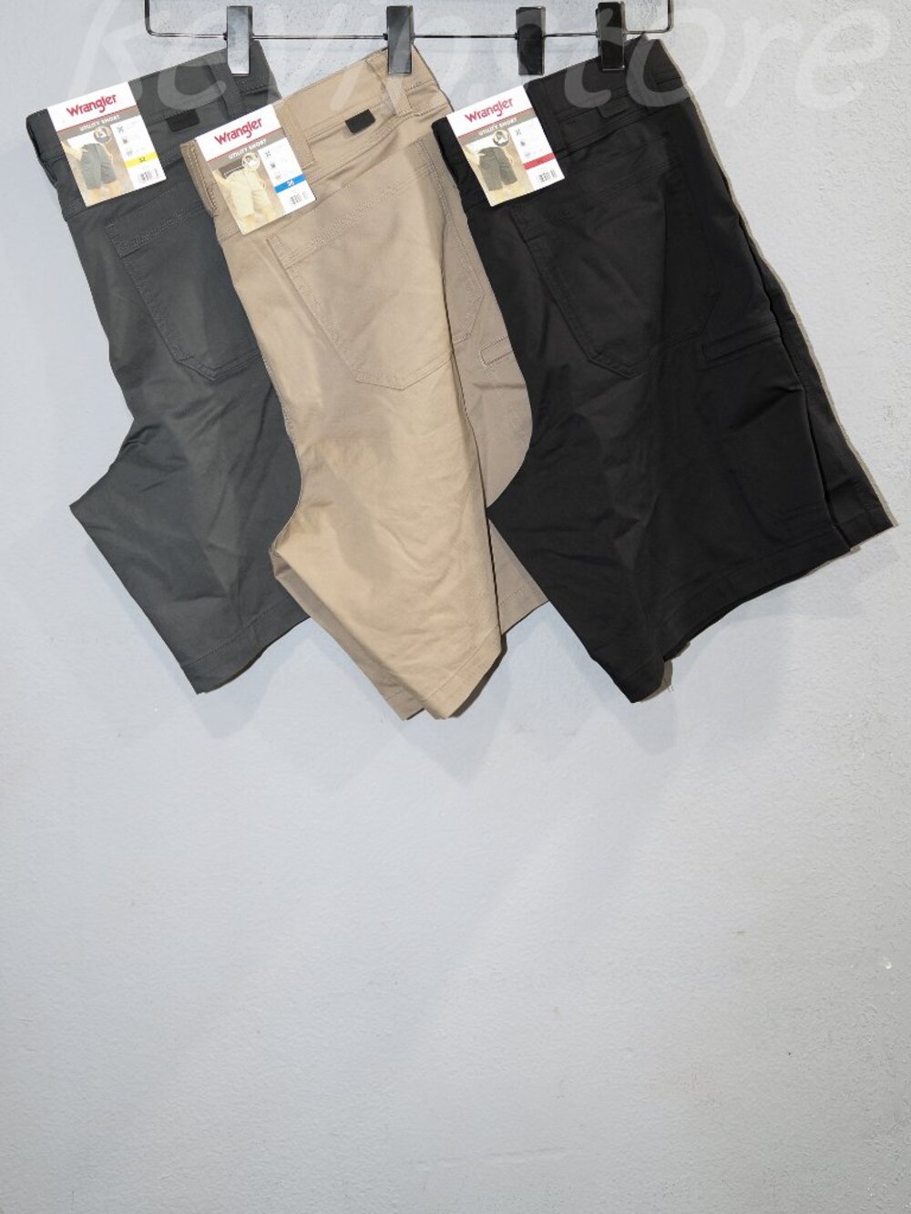 3 pairs Wrangler Men's Utility Shorts. Price is for 3 .